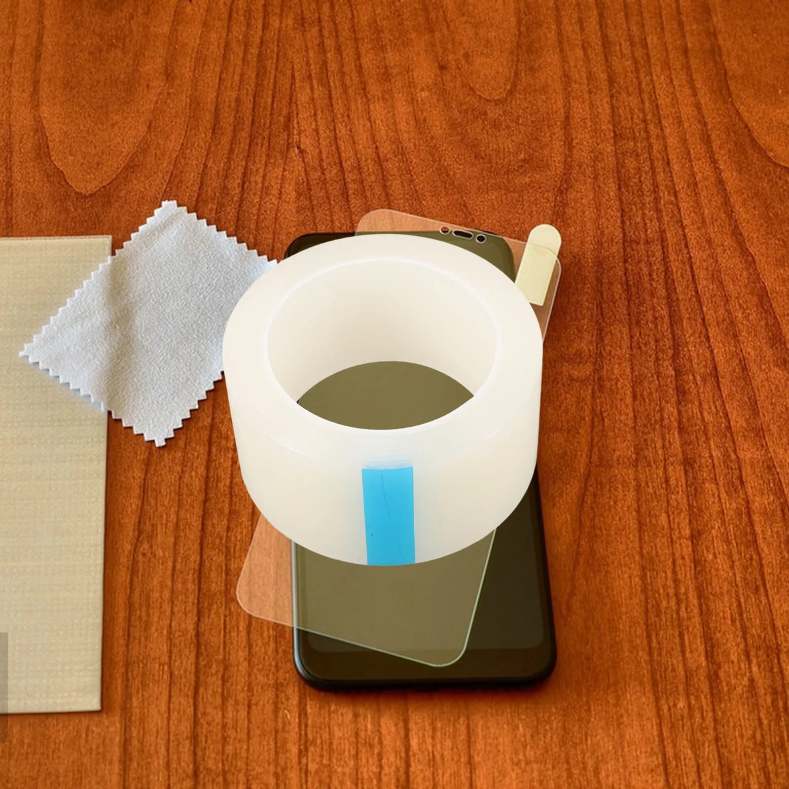Dust removal tape Thick adhesive film 07 mm for phone screen cleaning Supplies for laptop display repair Tempered glass