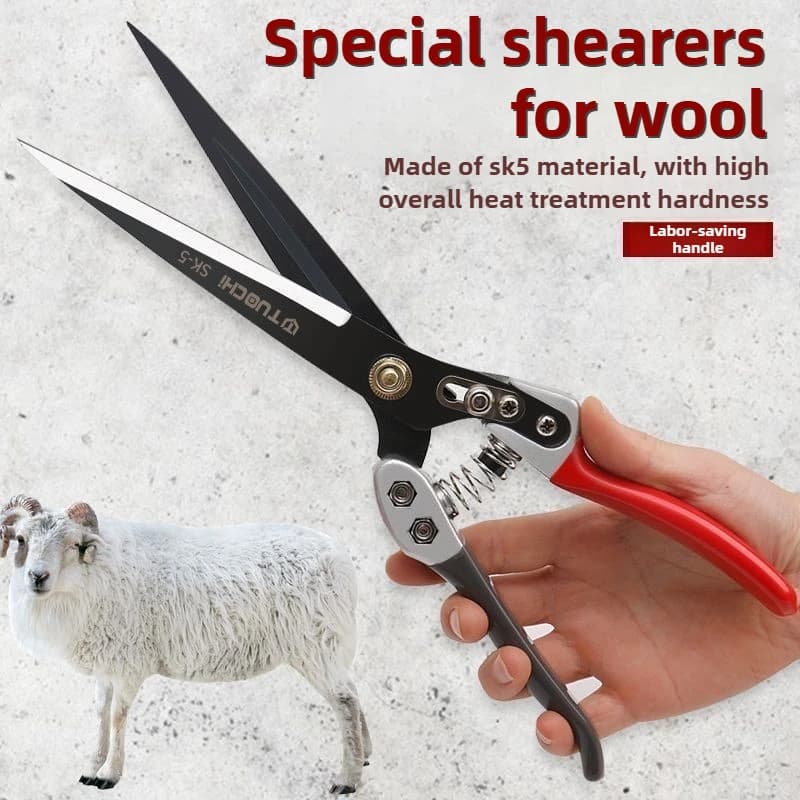 Multifunctional Sheep Shears SK-5 Steel Sheep Sheep Shears Scissors for cutting wool with suitable spring for gardens