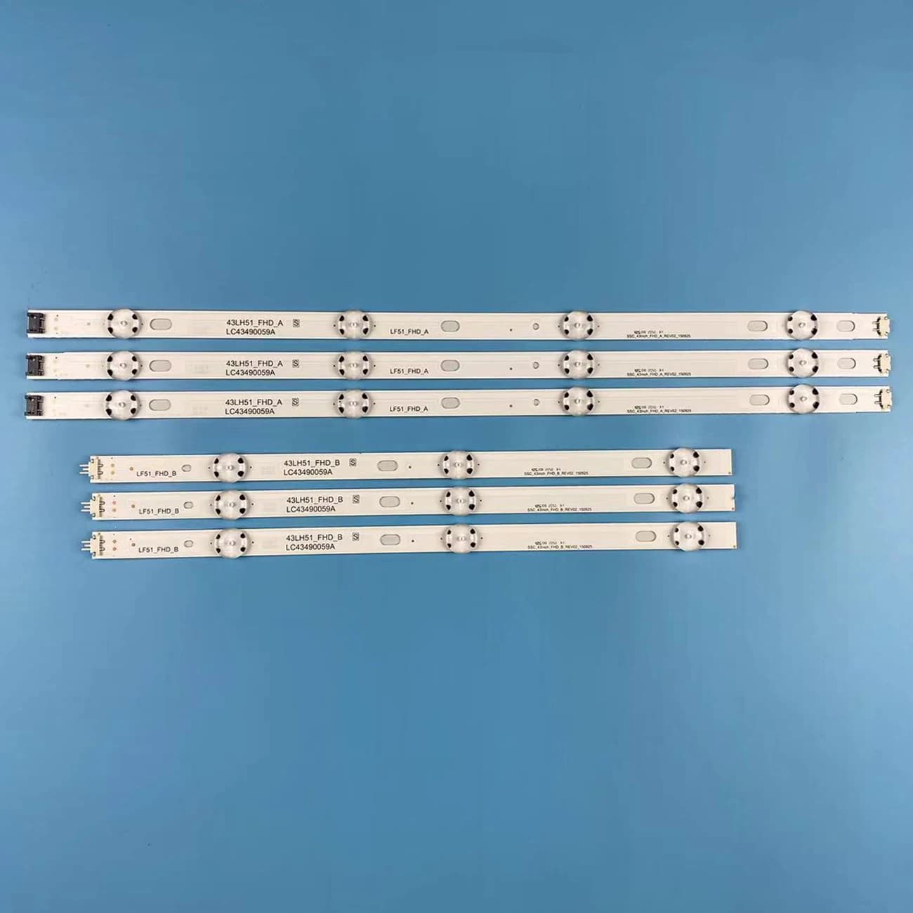 Striscia di retroilluminazione a LED per 43 uj630 43 uj630y muslimate HC430DGG-SLTL13 43 lj5550 43 lj550v muslimatexmuslimah
