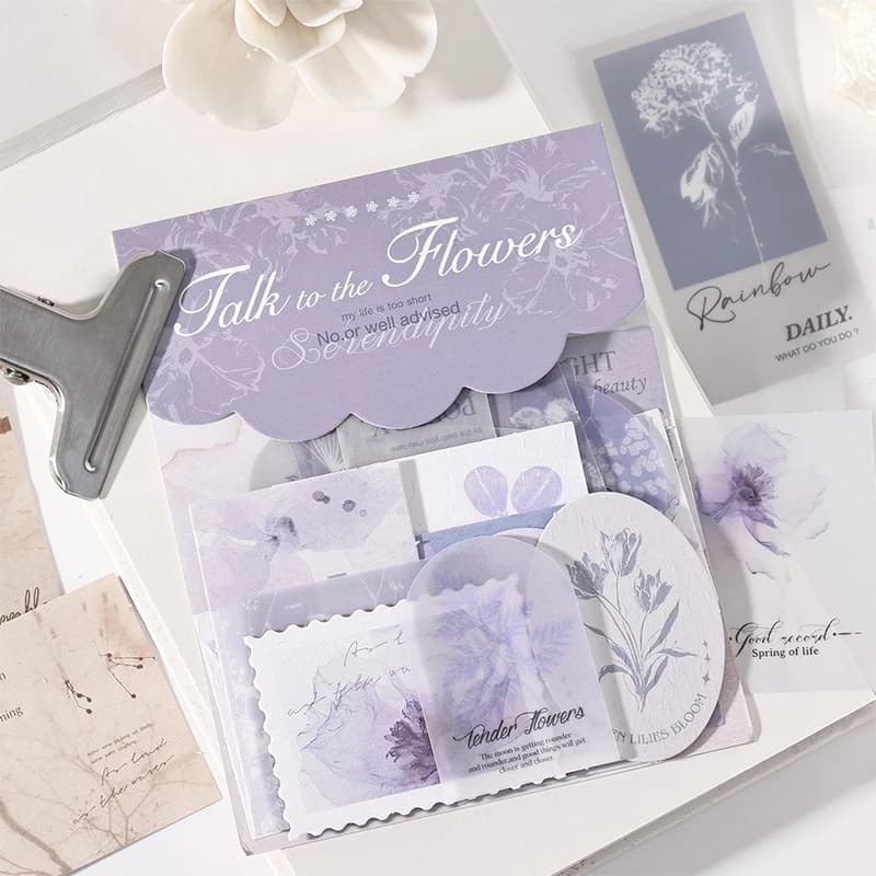 JIANQI 30 pezzi di carta vintage per la decorazione del telefono Forniture di cancelleria retrò Carta di tornasole Etichetta per diario spazzatura Materiale per scrapbooking