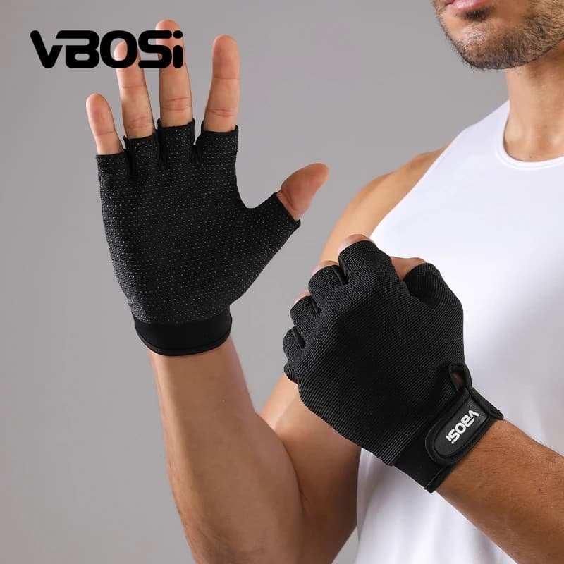 Sports Gloves VBOSi Lightweight and Anti-slip for Men and Women, Breathable for Gym, Race, Cycling and Leisure