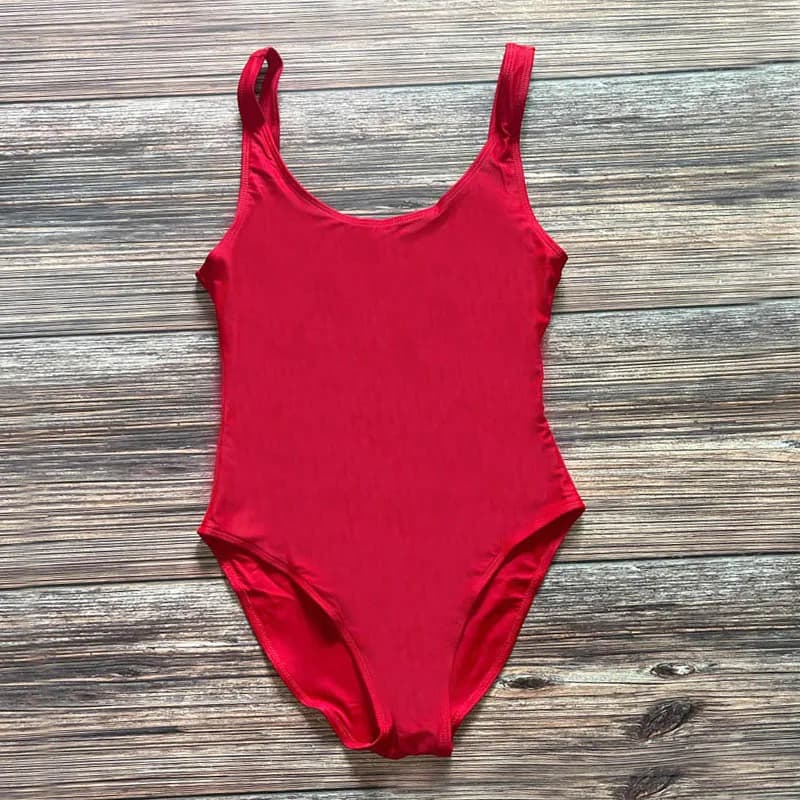 2025 Costume intero Costume da bagno vuoto Costume da bagno donna Taglie forti Costume da bagno puro all'ingrosso Body maillot de bain S-3XL