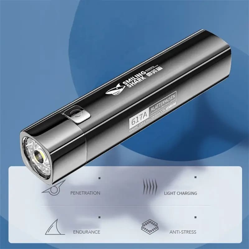 Torcia a LED super luminosa USB ricaricabile 18650 Batteria Torcia a LED per torcia da campeggio Caccia Torcia per interni