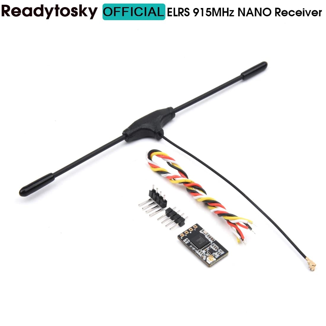 ELRS 915MHz ricevitore NANO expressrs con supporto per Antenna di tipo T aggiornamento Wifi per parti di droni di traversatura RC FPV