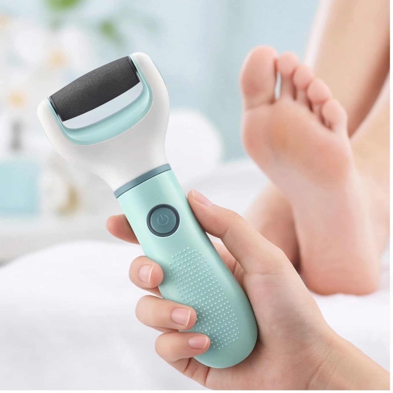 Foot Care Tool: Remove Electric Death Skin, Scrubber for Feet, Calli Raschietto, Sprinkler for Piedi Secchi e Screpolati
