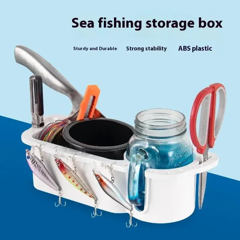Marine Bearing Box Yacht Glass Holder Pontone Fishing Cabin Storage Tray Organizer Storage Tools