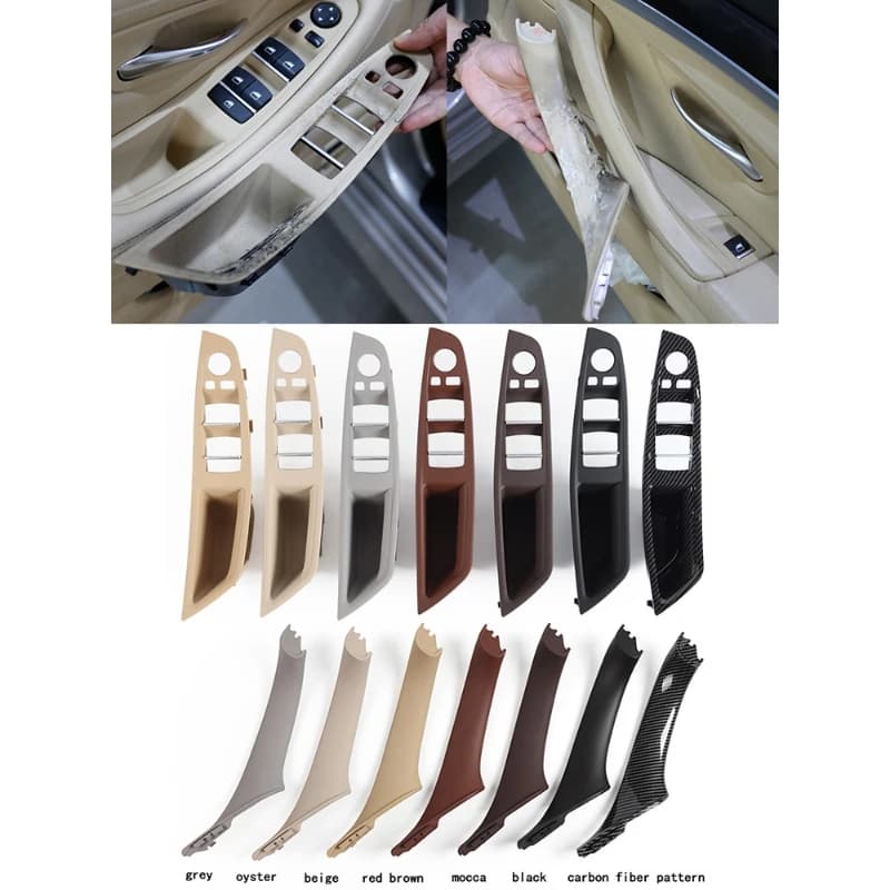 Set di Maniglie e Pannelli Interni per Porta Anteriore F10 F11, Ricambio per BMW Serie 5 F10 F11 520i 523i 525i 528i 535i