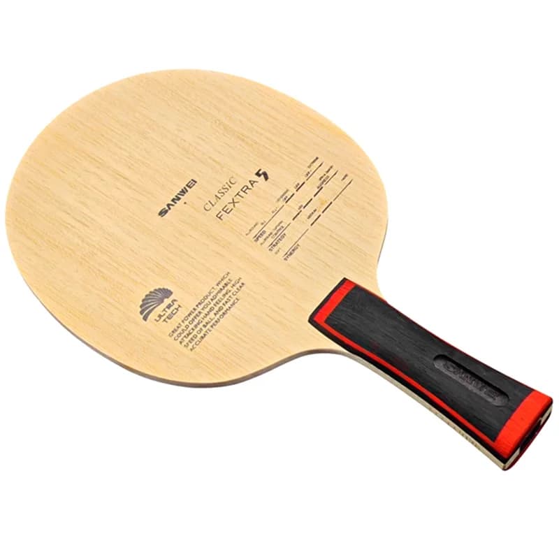 SANWEI FEXTRA 5 Lama da ping pong 5 strati in legno all-around Ultra Tech SANWEI Racchetta da ping pong Bat Paddle