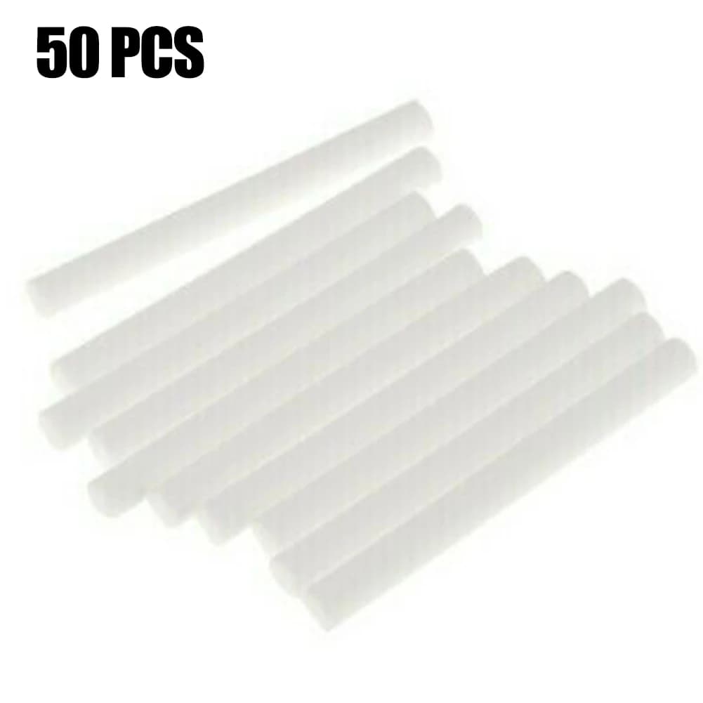 Spugne di ricarica per filtro in cotone per umidificatore da 50 pezzi ad alte prestazioni per diffusore per auto, eccellente stoccaggio dell'acqua e controllo delle perdite