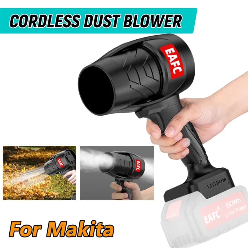 Turbo Jet Ventilatore Elettrico Turbo Ventilatore Jet 650g Spinta Violento Ventilatore di Aria Auto Asciugatrice Polvere Che Soffia Strumento di Potere Per Makita Batteria