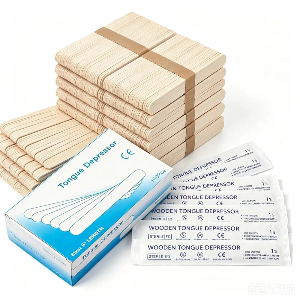 200/100/50/5pcs Tattoo Waxing Sticks Disposable Hair Removal Sticks Tongue Depressor Wooden Individual Paper Tattoo Accessories