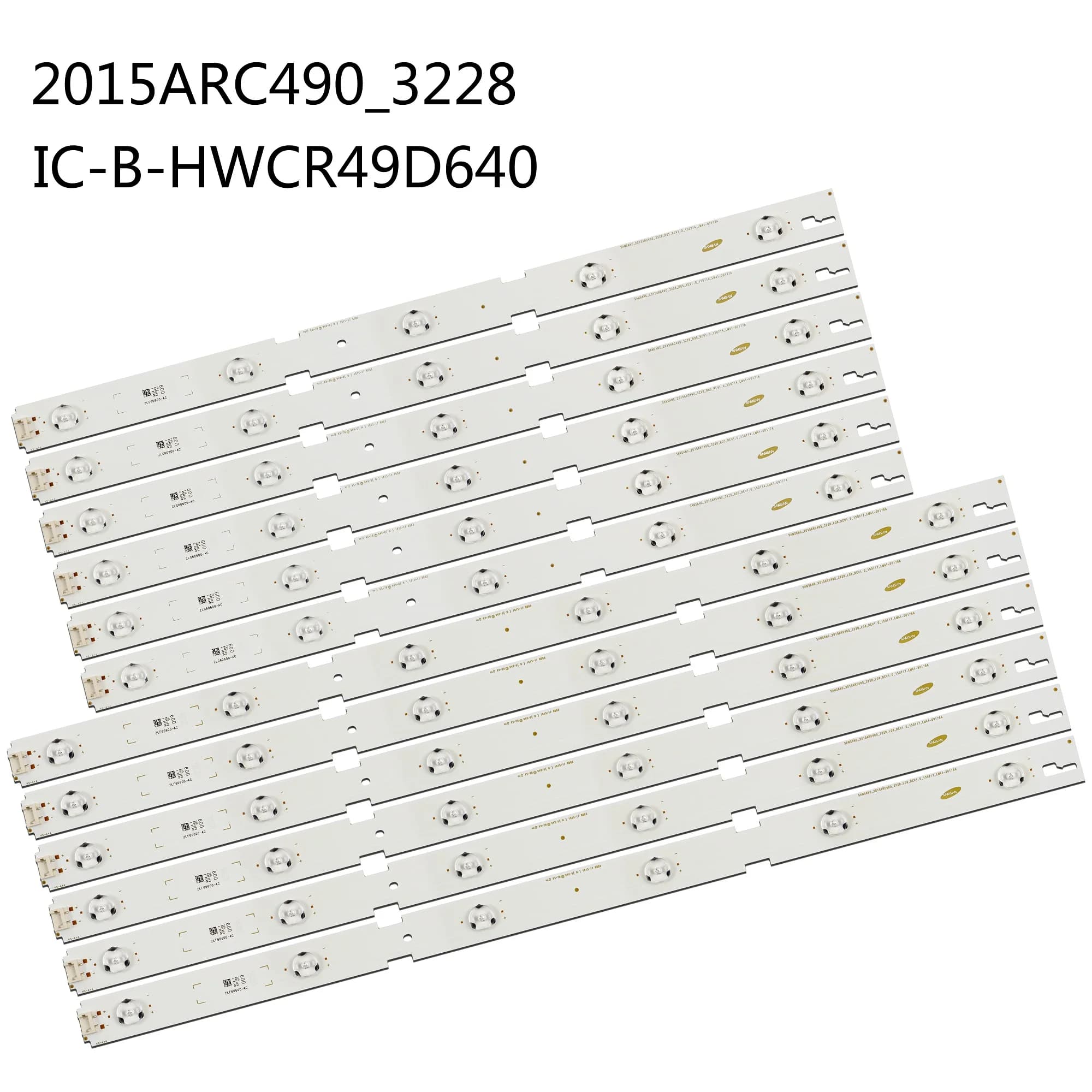 LED Backlight Strip for 2015ARC490 3228 L06 R05 ZLP60600-AC ZNL60600 ZLN60600-AC ZLP60600 ZLG60600 LC490DUY SH A1