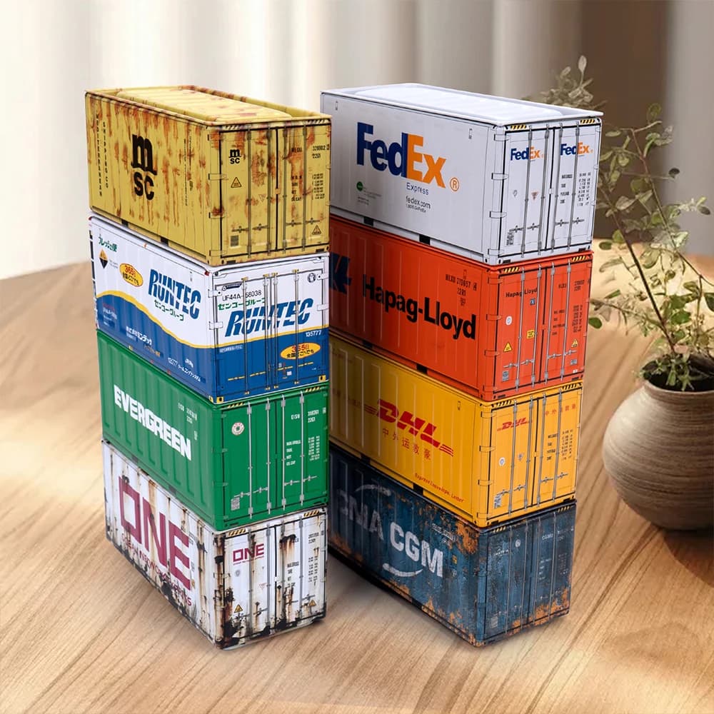 Mini Storage Iron Box, Miniature Box, Creative Decoration, for Collecting Small Items, Desk Model, Christmas Gifts