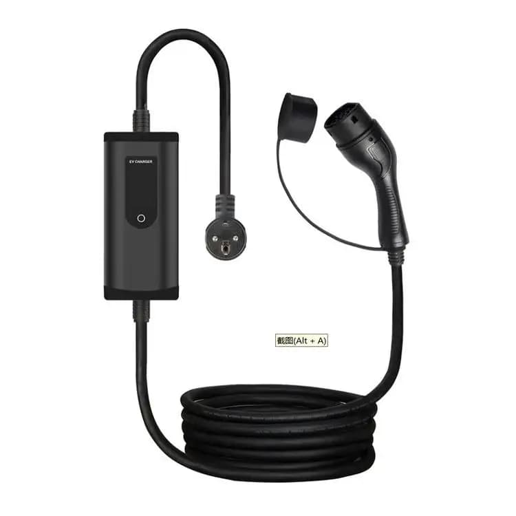 Caricatore EV Portatile Tipo 2 GBT AC 16A 32A 7KW 11KW 22KW Schuko CEE Rosso Blu per Veicoli Elettrici, Nuovo Caricatore Rapido Domestico 22KW EVSE 11KW Output
