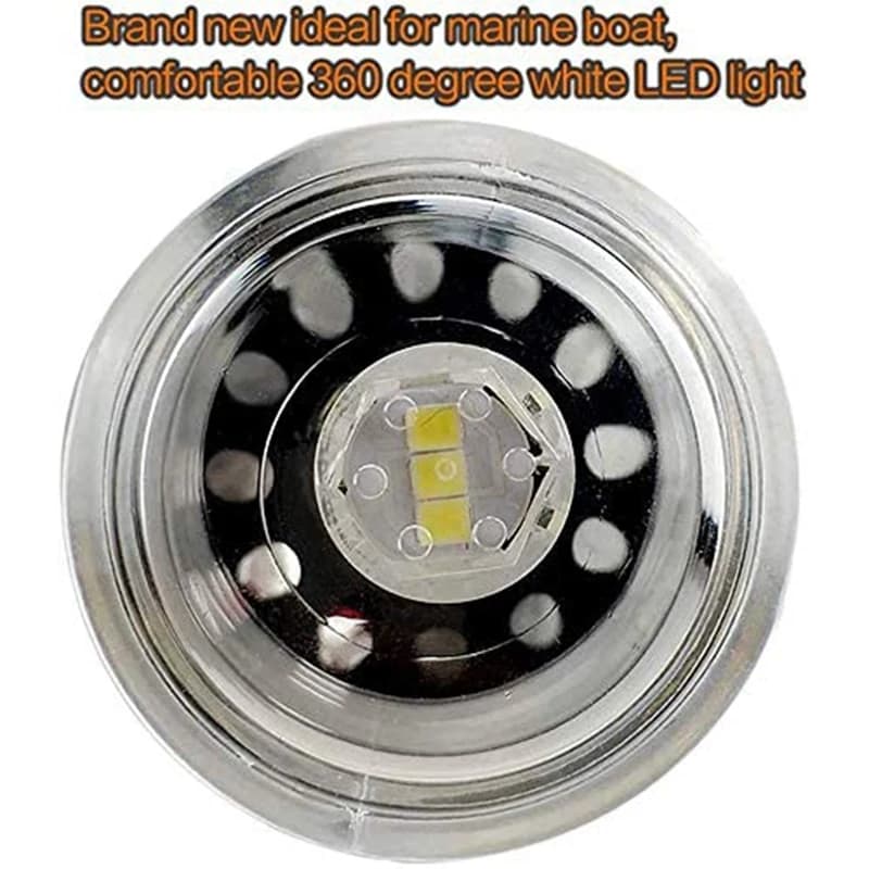 Luci di ancoraggio di navigazione per Yacht per barche a tutto tondo 360 gradi bianco 12V luci di segnalazione impermeabili a luce diurna a LED