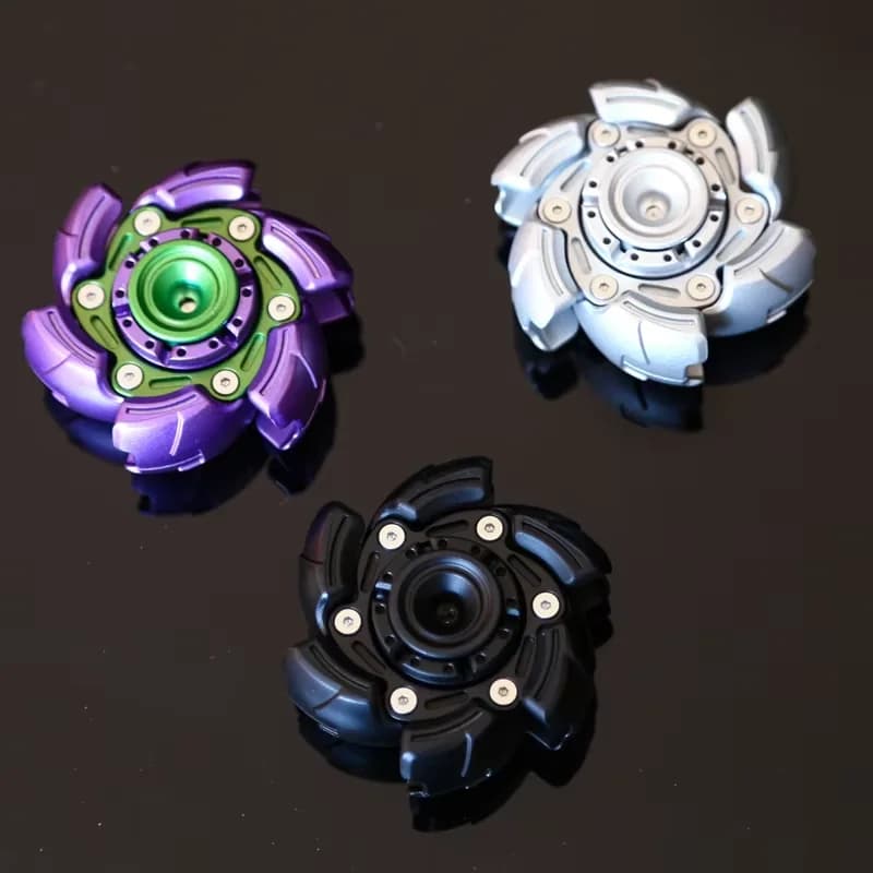 Spinner KaiJia Fidget in lega di zinco EDC | Giocattolo EDC in metallo per adulti | Giocattolo per alleviare l'ansia ADHD | Regalo per gli uomini