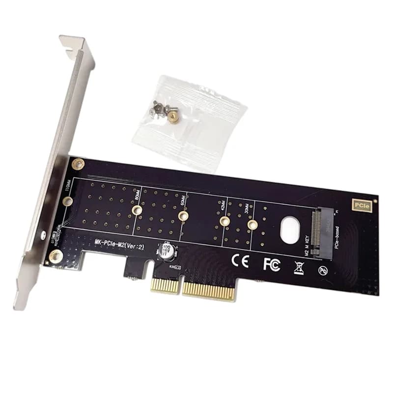 OULLX M.2 NVMe SSD a pci-e 4X 8X 16X PCIE 3.0 scheda adattatore Desktop pannello posteriore supporto di espansione 2230 2242 2260 2280 22110