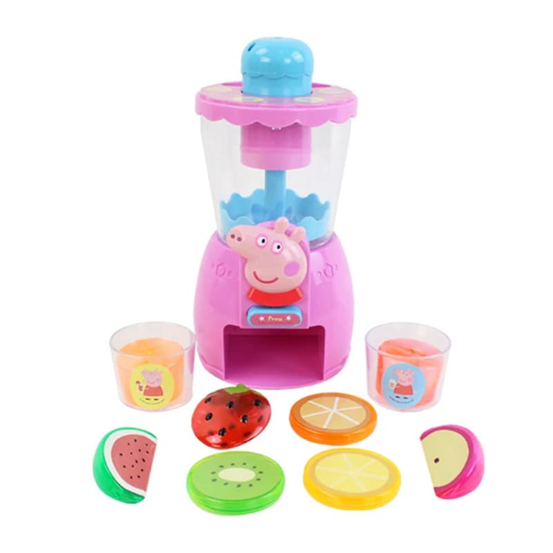 Giocattolo per Bambini Peppa Pig, Frullatore Simulato per Educazione Precoce, Gioco di Ruolo con Frutta, Regalo di Compleanno per Bambini