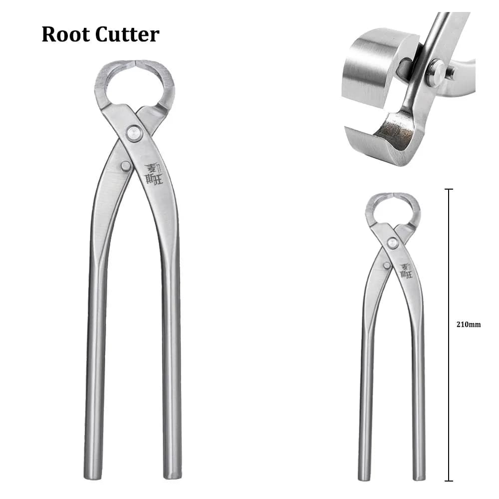Root cutter 210 mm cutter cutter for straight edges 5Cr15MoV Tools for cutter steel bonsai for multifunction roots