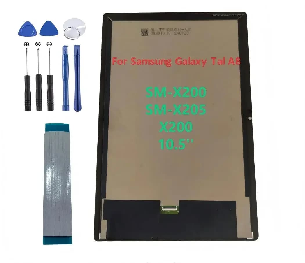 LCD For Samsung Galaxy Tab A8 2021 SM-X200 SM-X205 X200 X205 LCD Display Touch Screen Digitizer Glass Assembly Repair