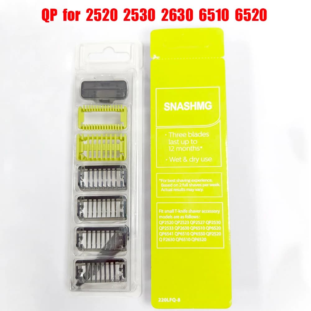 7/8 Guide Pettine Protection for Philips One Blade QP2520 QP2530 QP2620 QP2630 QP6510 QP6520 QP6620 Face Haircuts Barba Trimmer