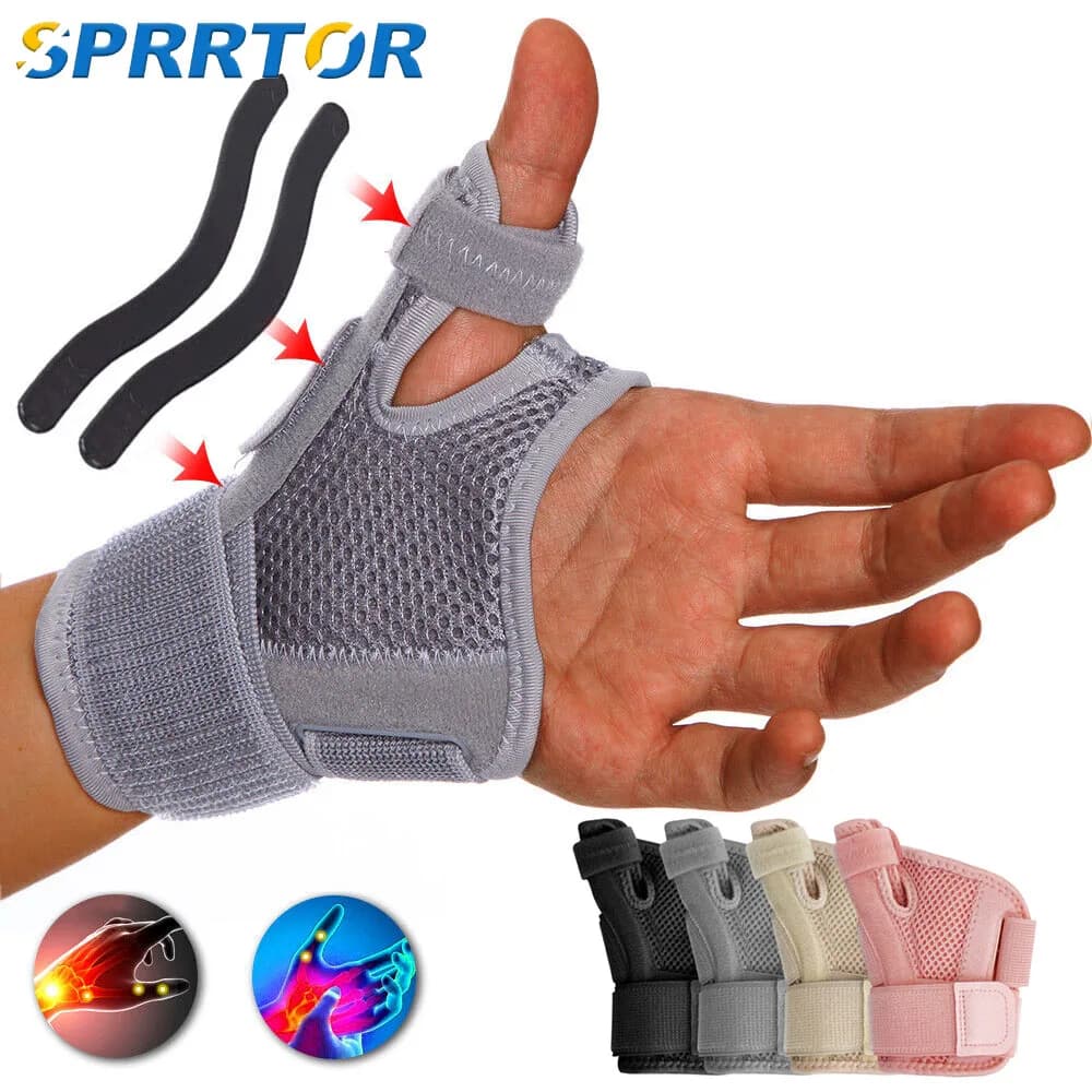Pulse inch brace 1 piece, Sppica stick for De Quervain tendons, arthritis, CMC, pain relief, left or right hand, suitable for men and women