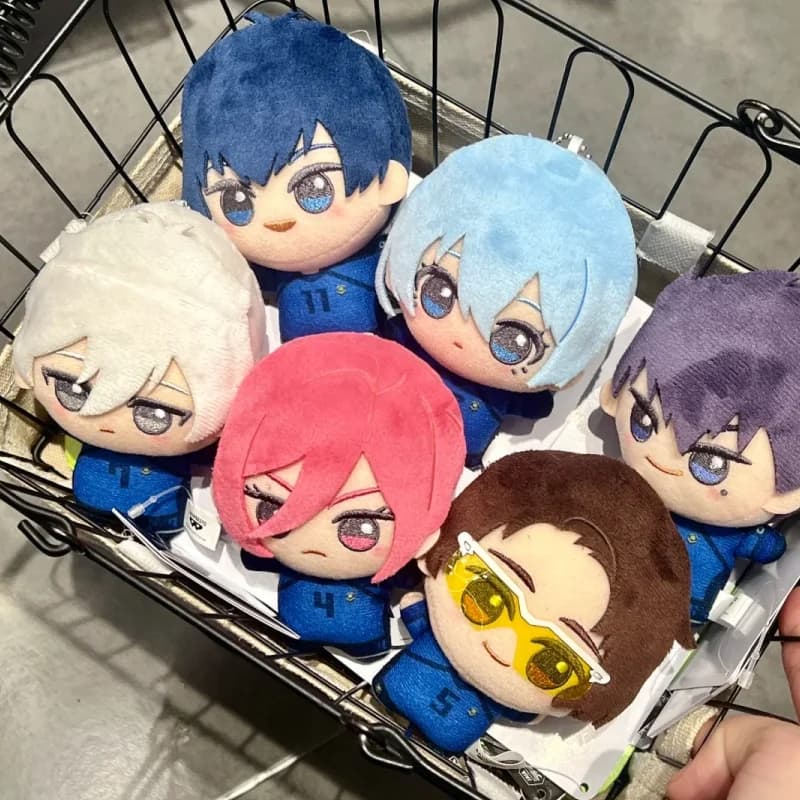 Blue Lock Hiori Isagi Yoichi Nagi Seishiro Mikage 10 cm Peluche Bambola Soffice Maumet Portachiavi Ciondolo Burattino Fascino Anime Fan Regali
