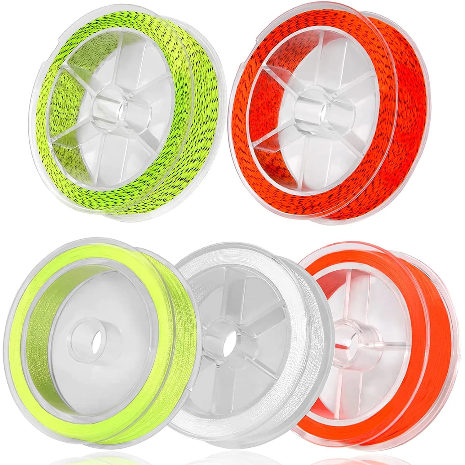 Linea di supporto per pesca a mosca 50M/50Yards 20LB/30LB 8 fili Corda intrecciata in poliestere Forte filo a mosca Accessori per la pesca