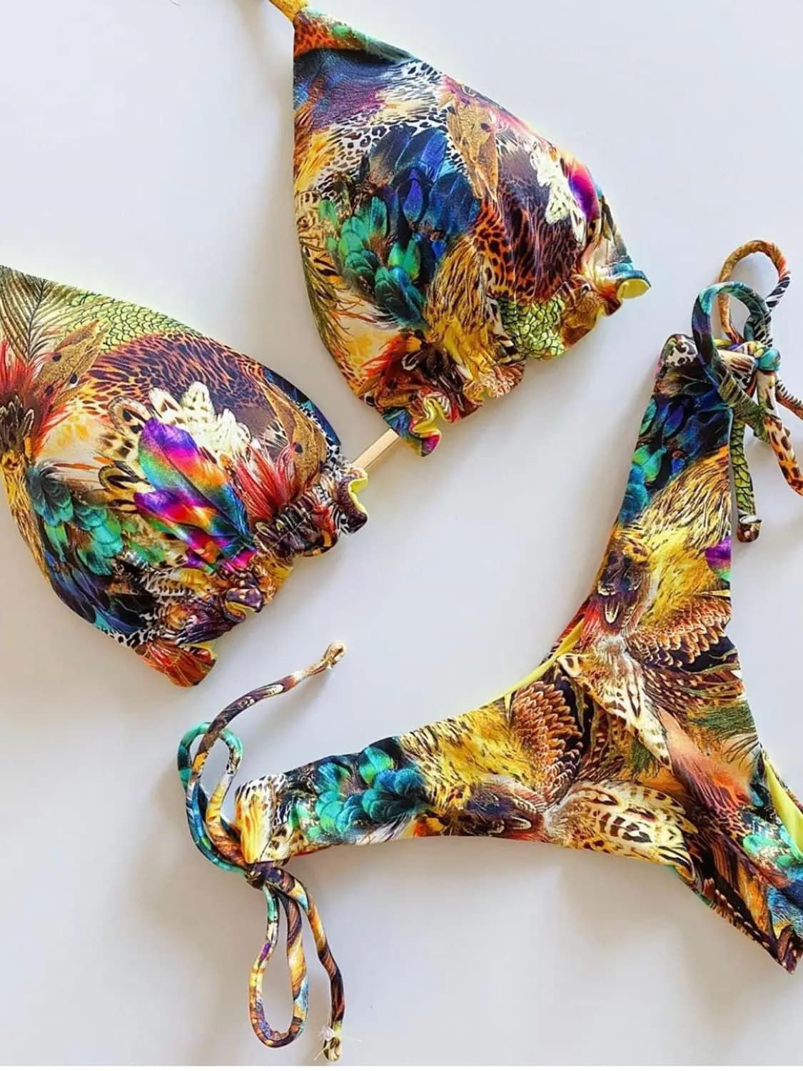 RUOTONGSEPT 2023 Popular Women Beachwear Sexy Bikini Set Hot Sport Swimwear Push-Up Swimwear Padded Swimwear Exquisite Bagnant Swimwear
