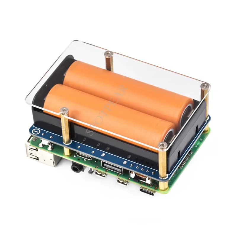 Continuity group Raspberry Pi 5 V UPS HAT Supports 21700 Li battery (NON included)