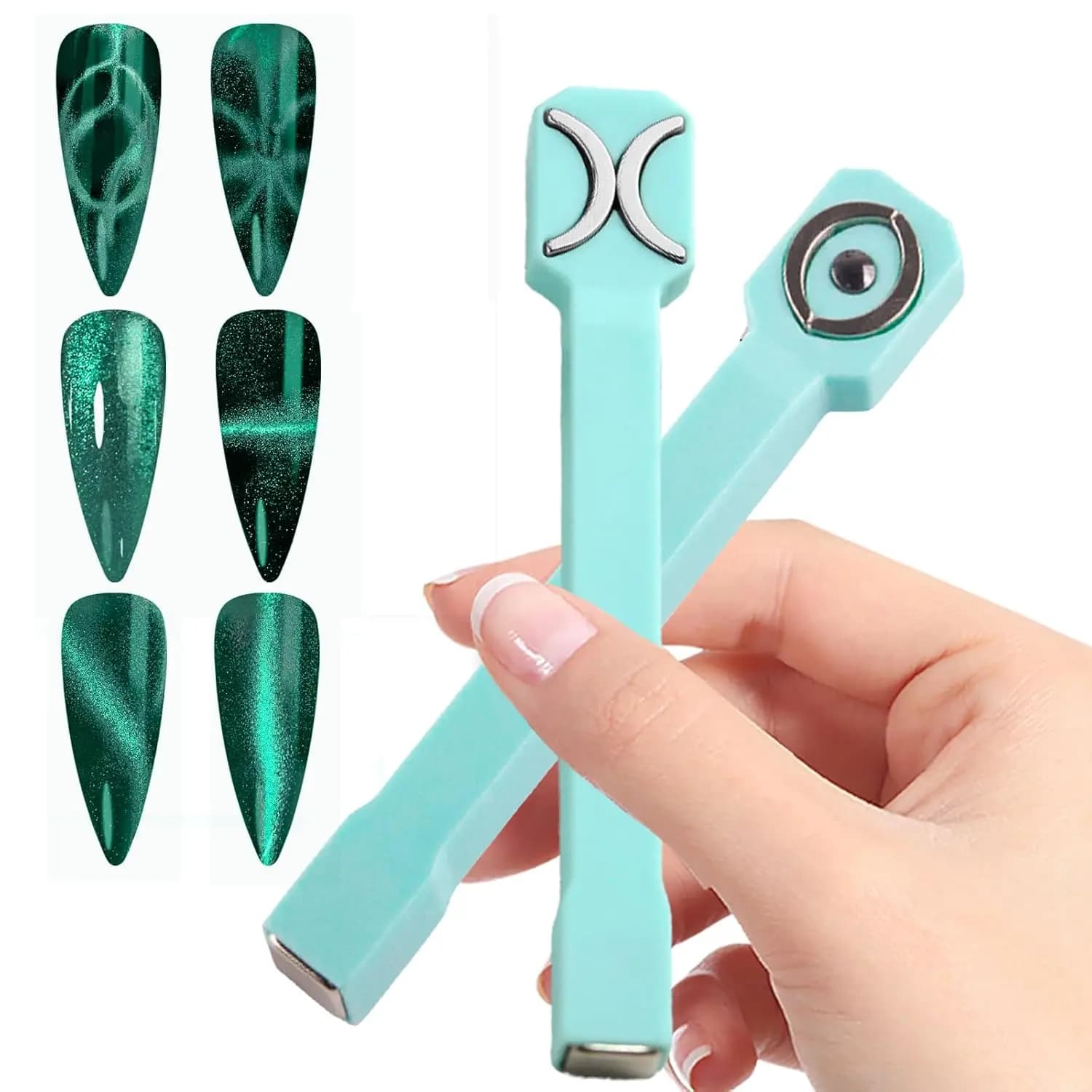 3in1 Nail Art Cat Eye Magnet Stick Magneti per unghie 3D per Cat Eye Effetto gel Ornamenti creativi Puntelli per unghie Strumenti Gel Nail Strumento fai da te