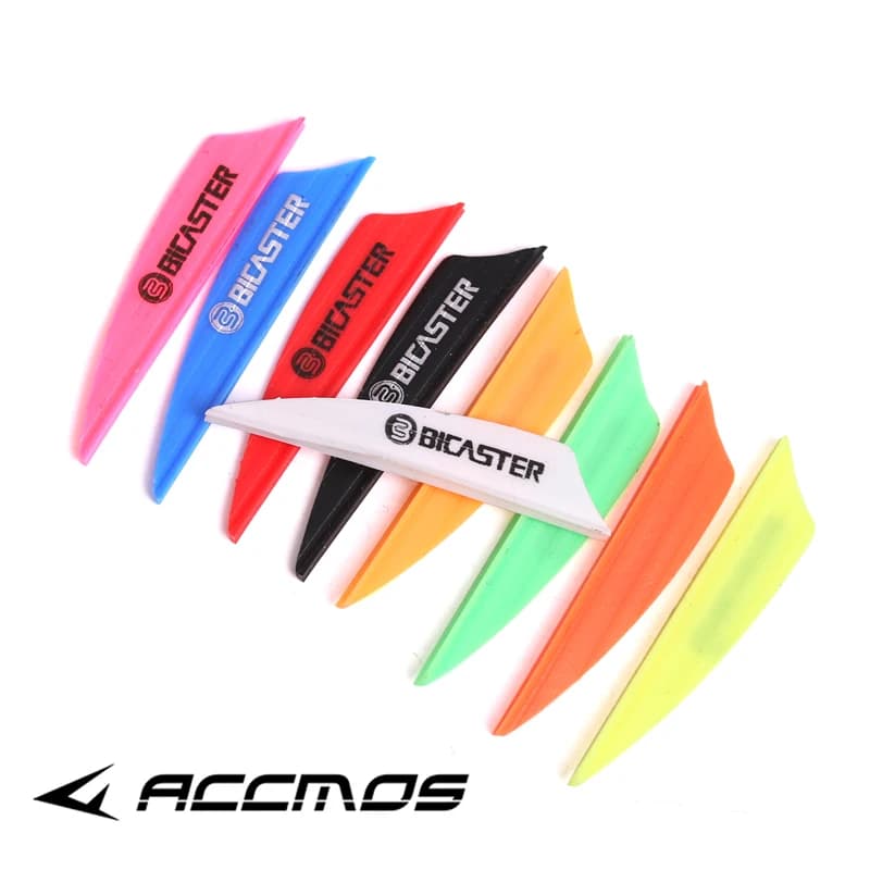 50 pz tiro con l'arco freccia plastica Fletching 1.89 pollici Arrow Vanes per accessori freccia