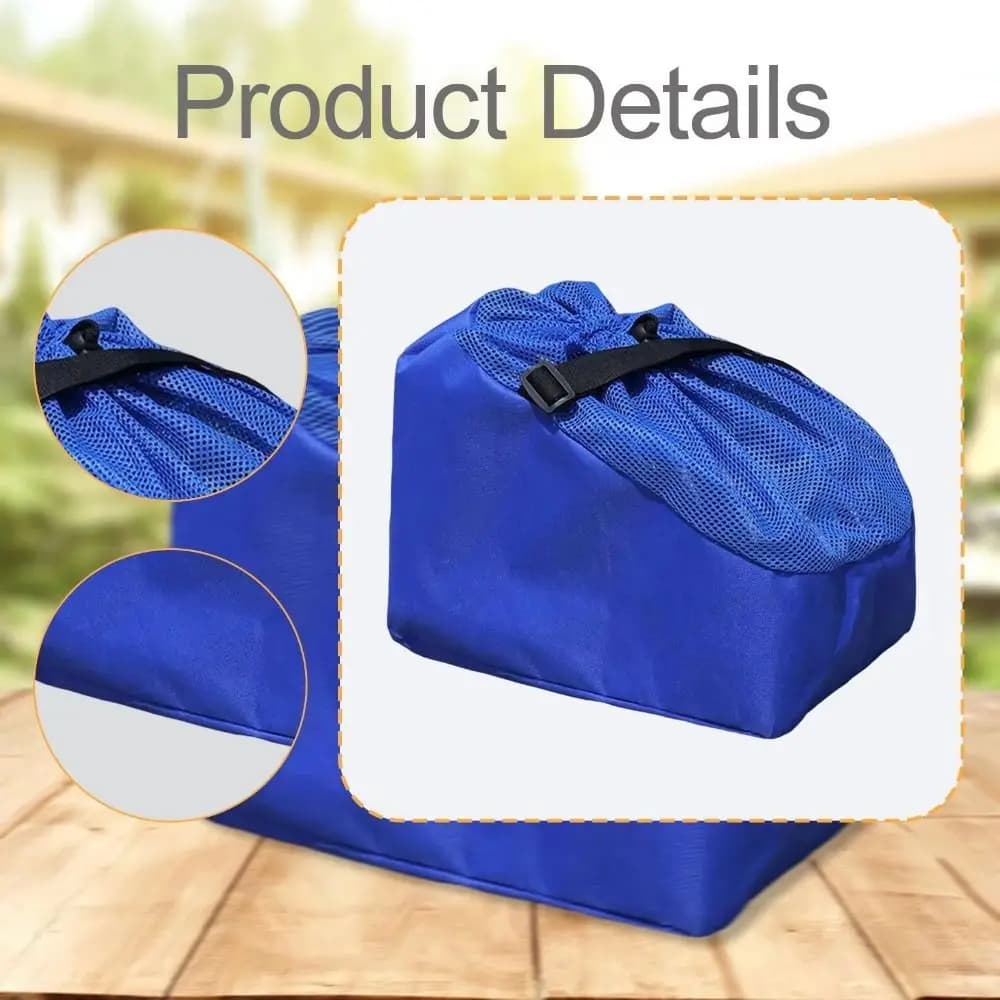 Borsa per pattini da ghiaccio di grande capacità, borsa portaoggetti, borsa per pattini a rotelle con tracolla regolabile, custodia impermeabile per scarpe da pattinaggio