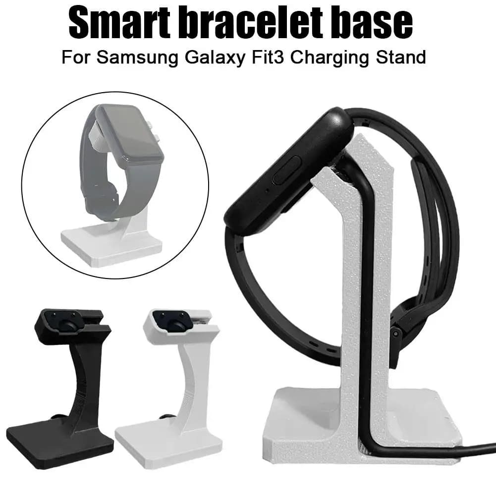 Supporto di ricarica wireless per Samsung Galaxy Fit3 Smartwatch Staffa di archiviazione Stampa 3D per Samsung Fit3 Bracciale di ricarica B U6C5