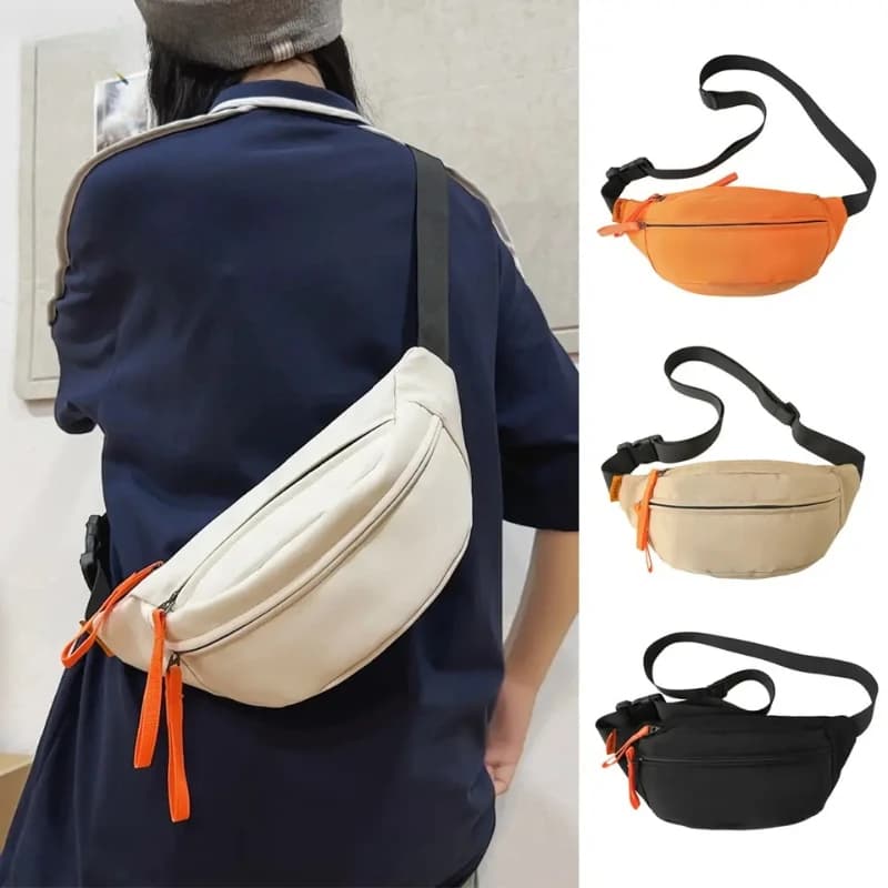 1Pc Women's Chest Bag for Men Good Quality Oxford Fabric Waterproof Running Jogging Waist Bags for Outdoor Sports Hiking Travel