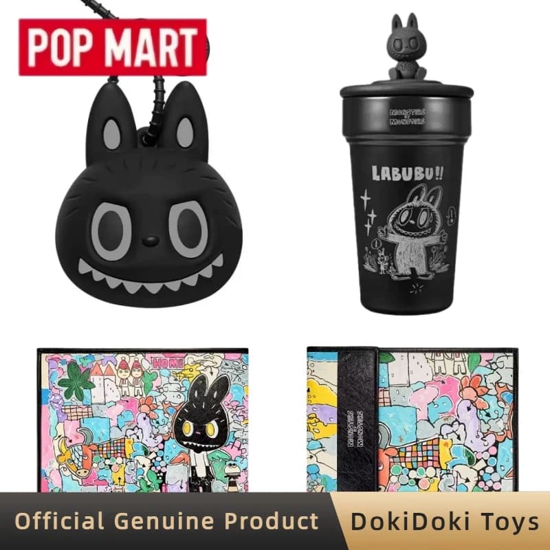 POPMART The Monsters 10° Anniversario: Borsa per Cuffie, Custodia per Laptop, Borsa per Laptop Labubu, Magnete da Frigo, Blind Box, Regali