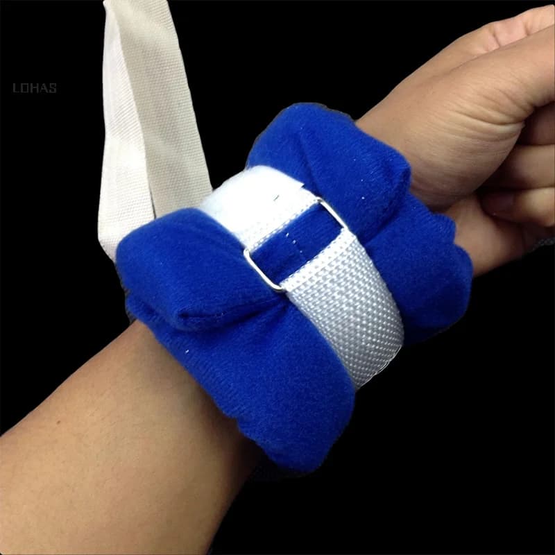 1PC Fascia di legatura per aiuti alla mobilità medica Cintura di ritenuta universale per arti dei pazienti Cintura di fissaggio per caviglia da polso per anziani