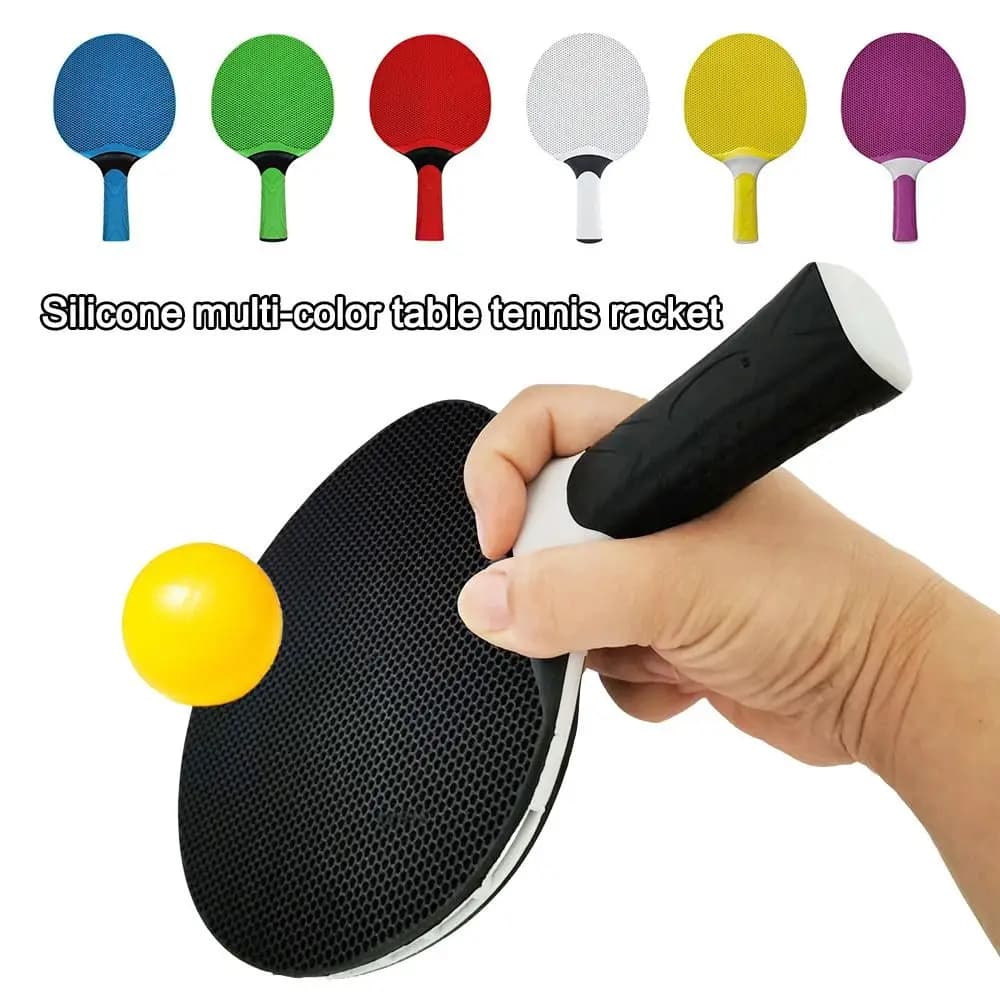 Ping pong racks with hand grip Professional silicone ping pong racks ping pong racks for beginners
