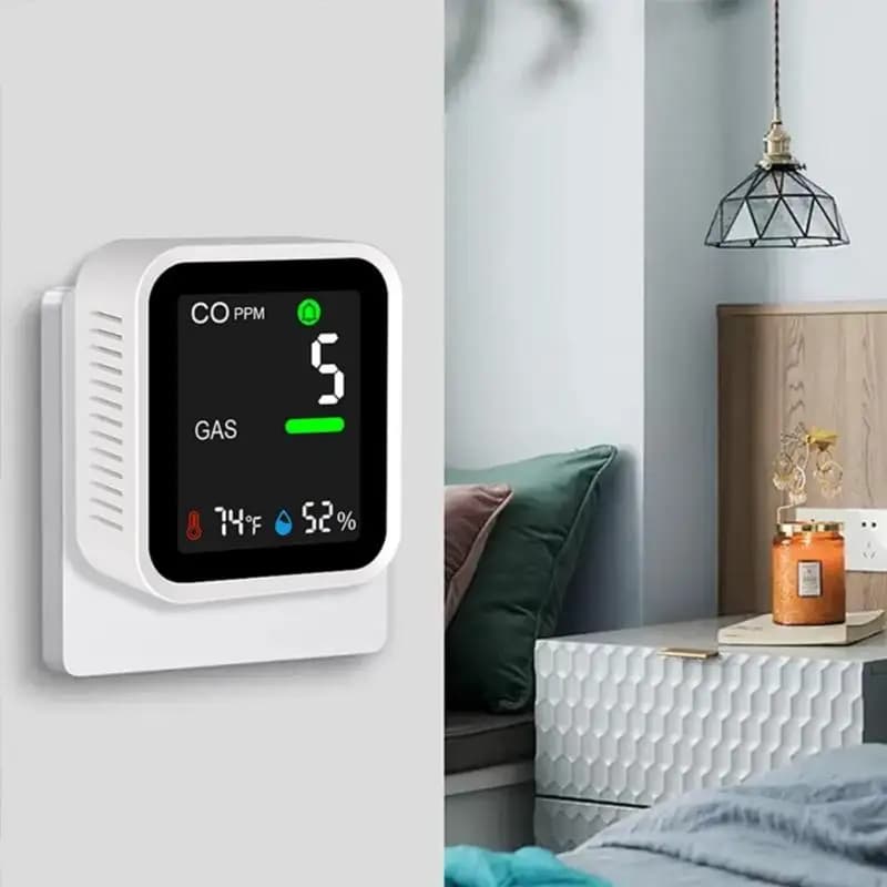 Rilevatori gas domestici multifunzionali per monossido carbonio, metano e sensori sensibilità Allarme rapido per