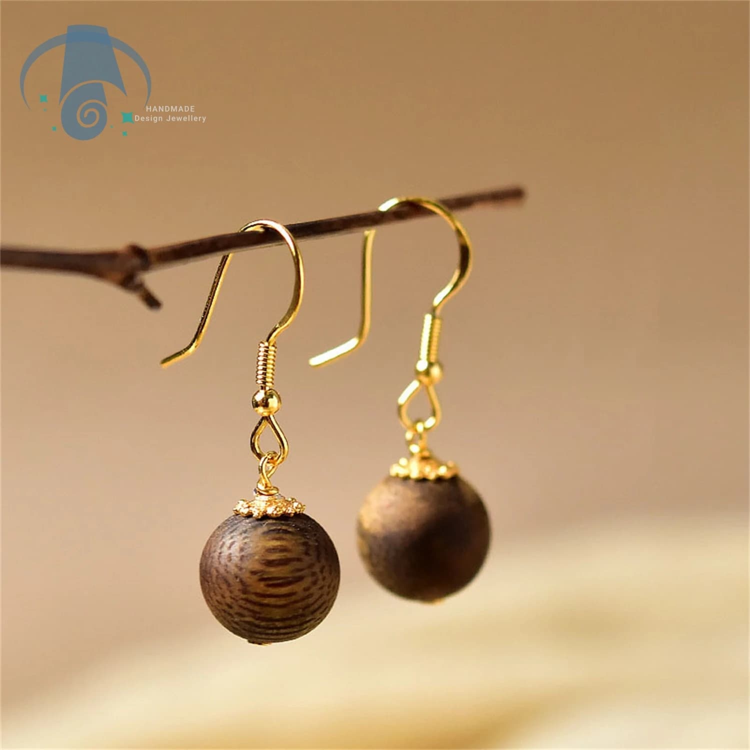 Eaglewood Earrings for women Design Wood Earrings with natural aroma Lightweight to wear every day Unique cultural gift for her