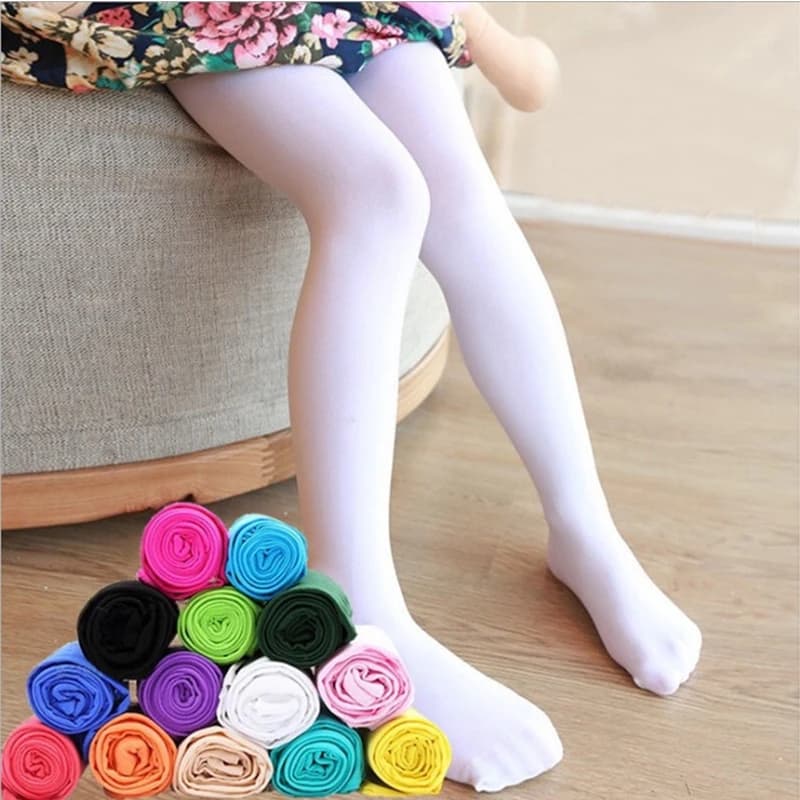 Classical Dance Collant for Kids Color Candy Spring Summer for Girls Kids Boots Solid White Velvet