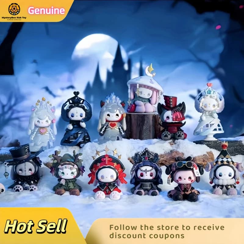 Genuino Emma Secret Realm Foresta Tempesta di neve Villa Cieca Scatola Serie Figura Tendenza scura Giocattolo Bambola Ragazza Regalo Ornamenti Conferma