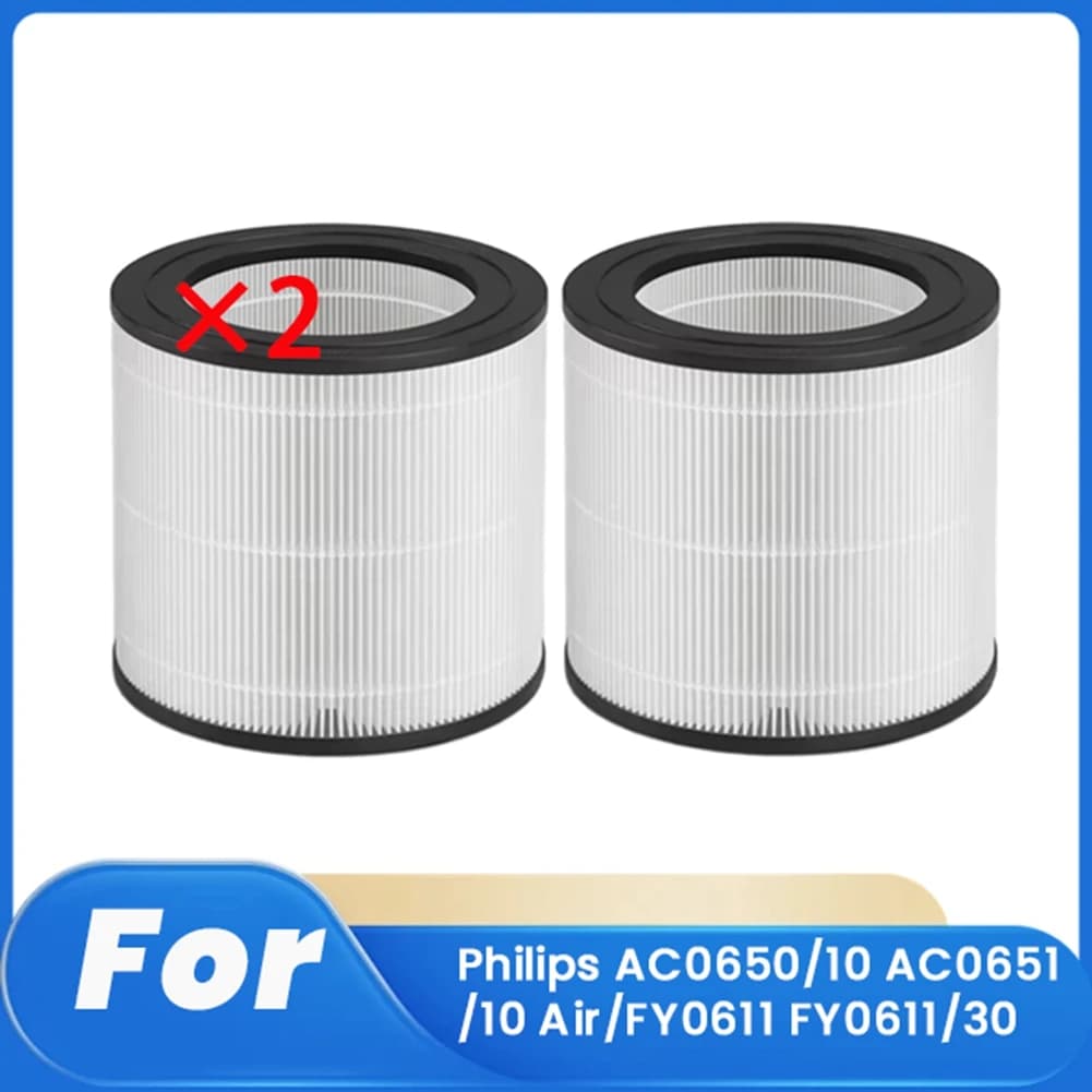 A65T 2 pezzi filtro detergente per Philips AC0650/10 AC0651/10 Air/FY0611 FY0611/30 filtro di ricambio per purificatore d'aria pezzi di ricambio