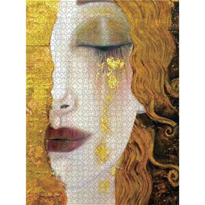 500-2000 Paper Jigsaw Puzzle Golden Tears Klimt Zilberman Adult Stress Relief Children Educational Entertainment Christmas