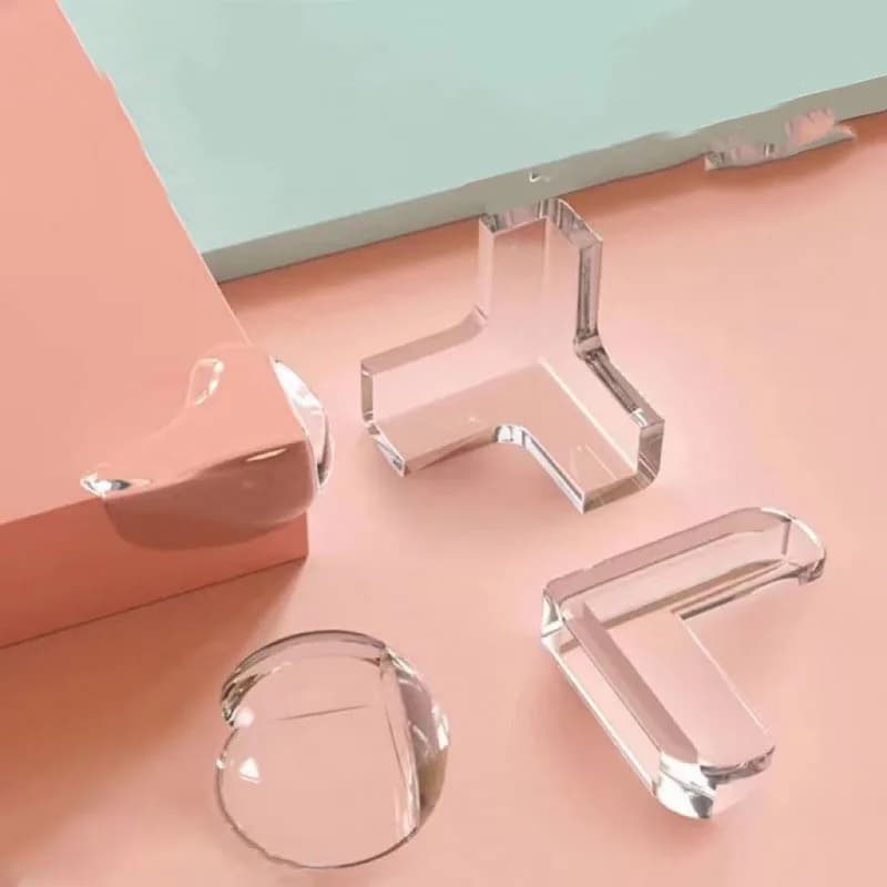 4 pcs/10 pcs silicone protection for children safety cover for corner edges for table protections for children's anticollision edges