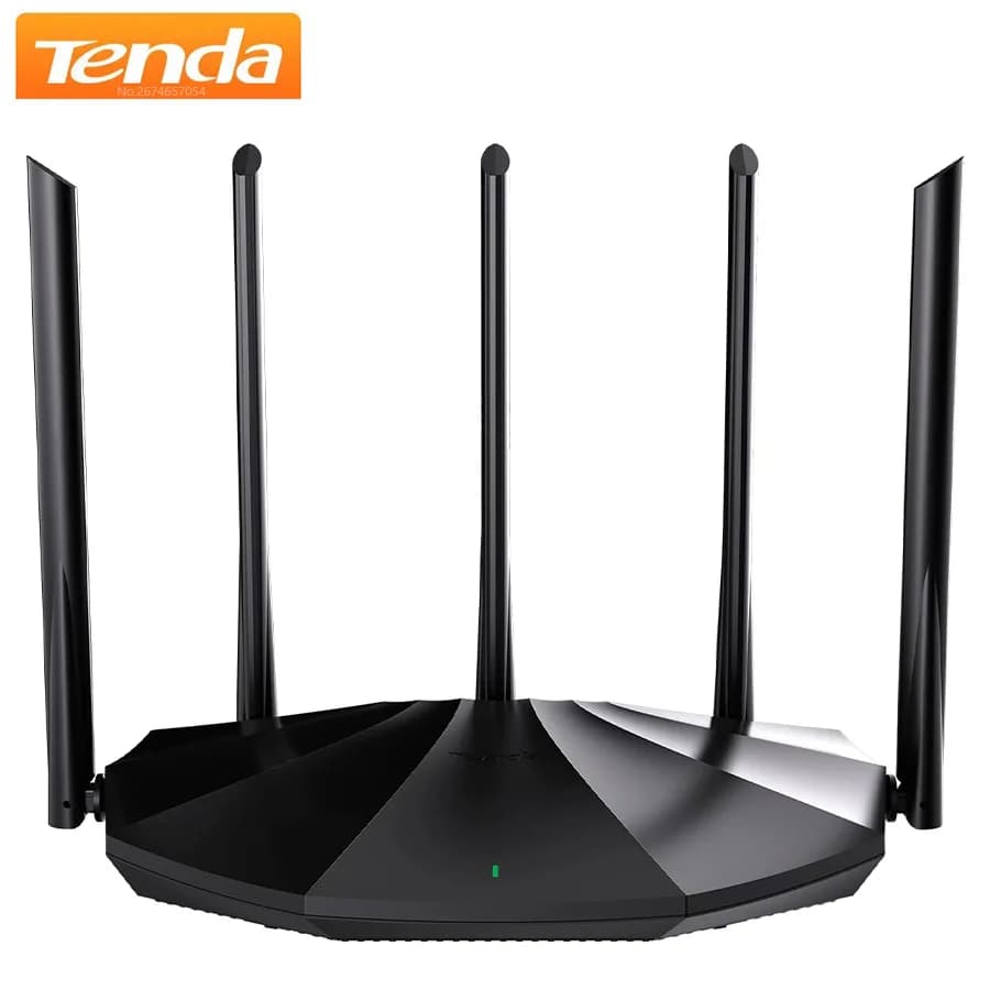 Tenda WIFI6 Pro Router AX1500 Gigabit Amplificatore di segnale wireless 2.4GHz/5G Beamforming Ripetitore di rete per ospiti di controllo parentale