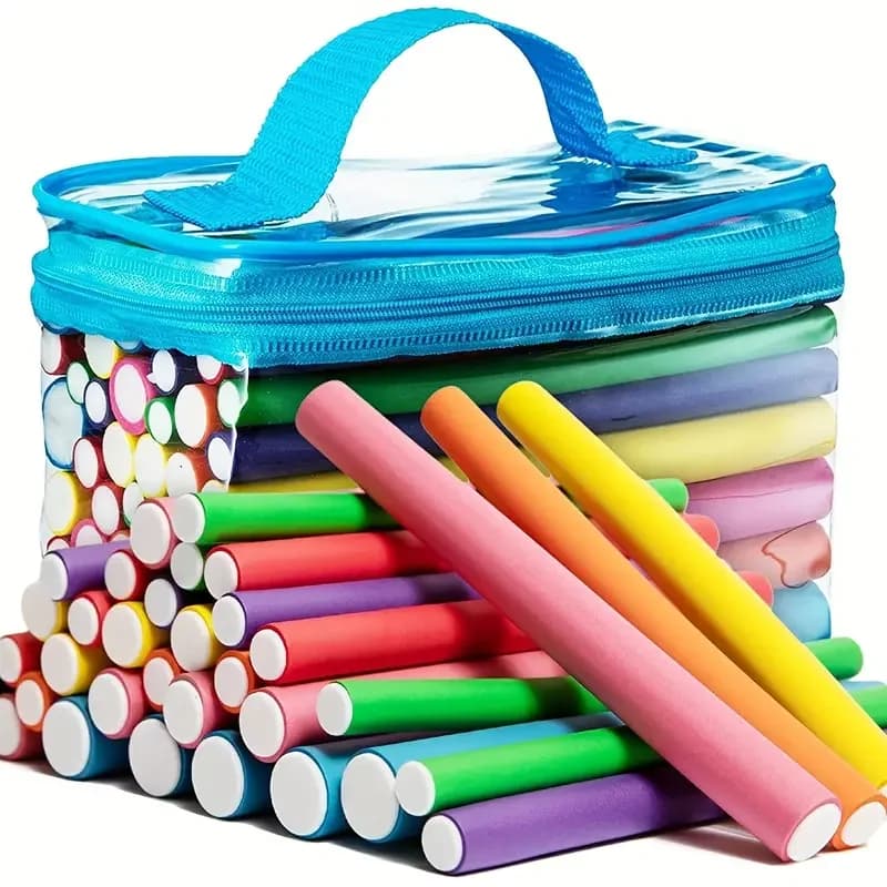 42 pcs/set Gripping rods Flexible Hair Torsion Flexible Rods Hair Bigodini Set Torsion Foam Hair Rollers Make yourself No Heat Hair Rods Rolls