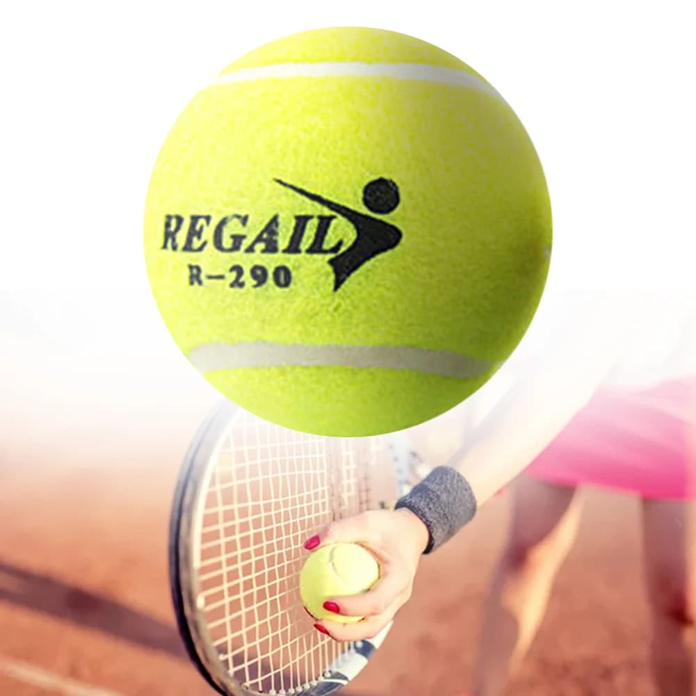 Palline da tennis Tennis da allenamento ad alto rimbalzo per morso di cani 6.4CM Palla da allenamento per tennis in gomma elastica Sport all'aria aperta Parti per esercitarsi