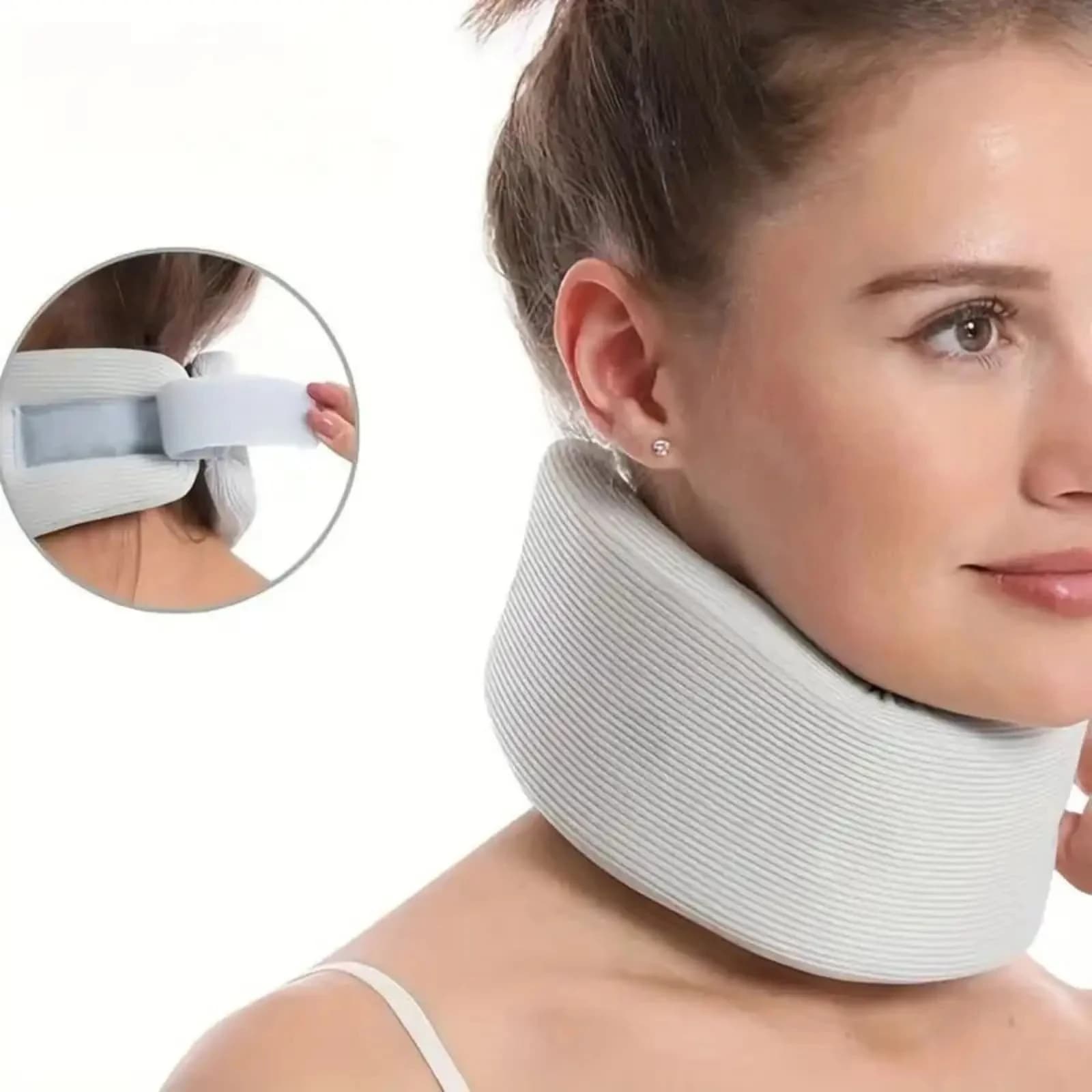 Supporto Cervicale Regolabile e Traspirante in Spugna per il Sonno - Cuscino Ergonomico per il Collo per un Sonno Confortevole