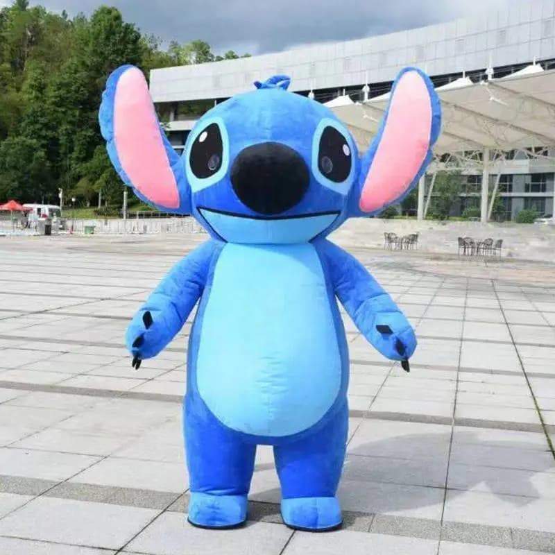 Costumi Gonfiabili Stith per Cosplay, Mascotte Carina in Tessuto Super Morbido, Abbigliamento per Bambole per Centri Commerciali ed Esposizioni Fumetto